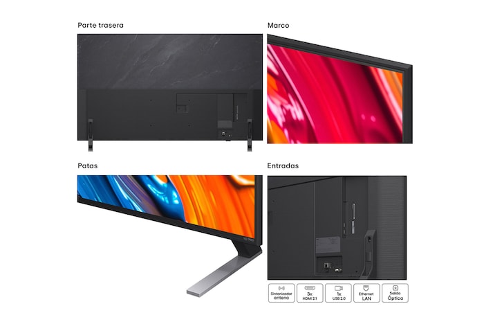 LG Smart TV LG QNED AI QNED84 75 pulgadas 4K 2025, 75QNED84A6C