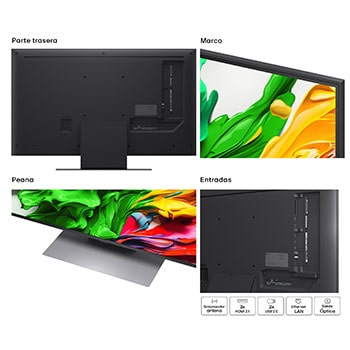 LG Smart TV LG QNED evo AI QNED87 43 pulgadas MiniLED 4K 2025, 43QNED87A6D