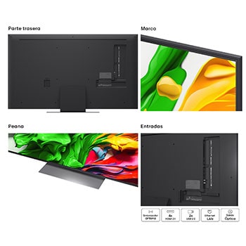 LG Smart TV LG QNED evo AI QNED87 55 pulgadas MiniLED 4K 2025, 55QNED87A6B