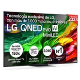 Smart TV LG QNED evo AI QNED87 75 pulgadas MiniLED 4K 2025
