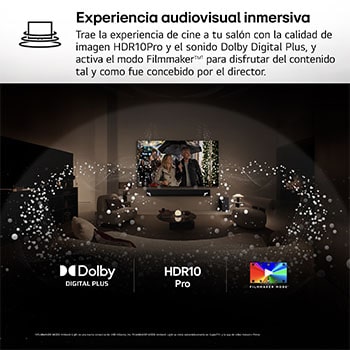 LG AI Magic Remote in front of an LG TV screen. On the screen is a personalized greeting from the LG AI with custom keywords based on the user's search and watch history. By the remote is an icon and label showing that the AI Concierge functionality is easily accessible with one short press on the AI button.