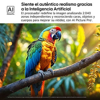 On an LG QNED TV screen is the webOS 25 home page filled with apps and entertainment content. By the TV is the LG Al Magic Remote, the Al button is highlighted as if activated by the user's voice. A speech bubble is beside it, switching to my account. The short text explains how users can now synchronize their voice to their personal profile for easier navigation and personalized recommendations.