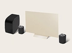 A pair of M7 speakers LG AI Stereo Suite 7