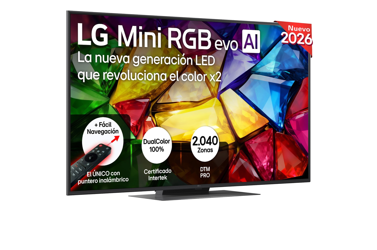 Smart TV LG Mini RGB AI MRGB88 55 pulgadas 4K 2026