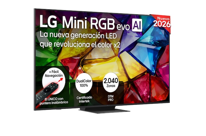 Smart TV LG Mini RGB AI MRGB88 75 pulgadas 4K 2026