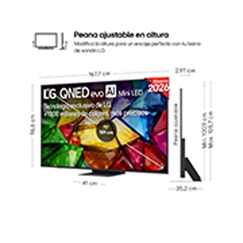 Smart TV LG Mini RGB AI MRGB88 75 pulgadas 4K 2026