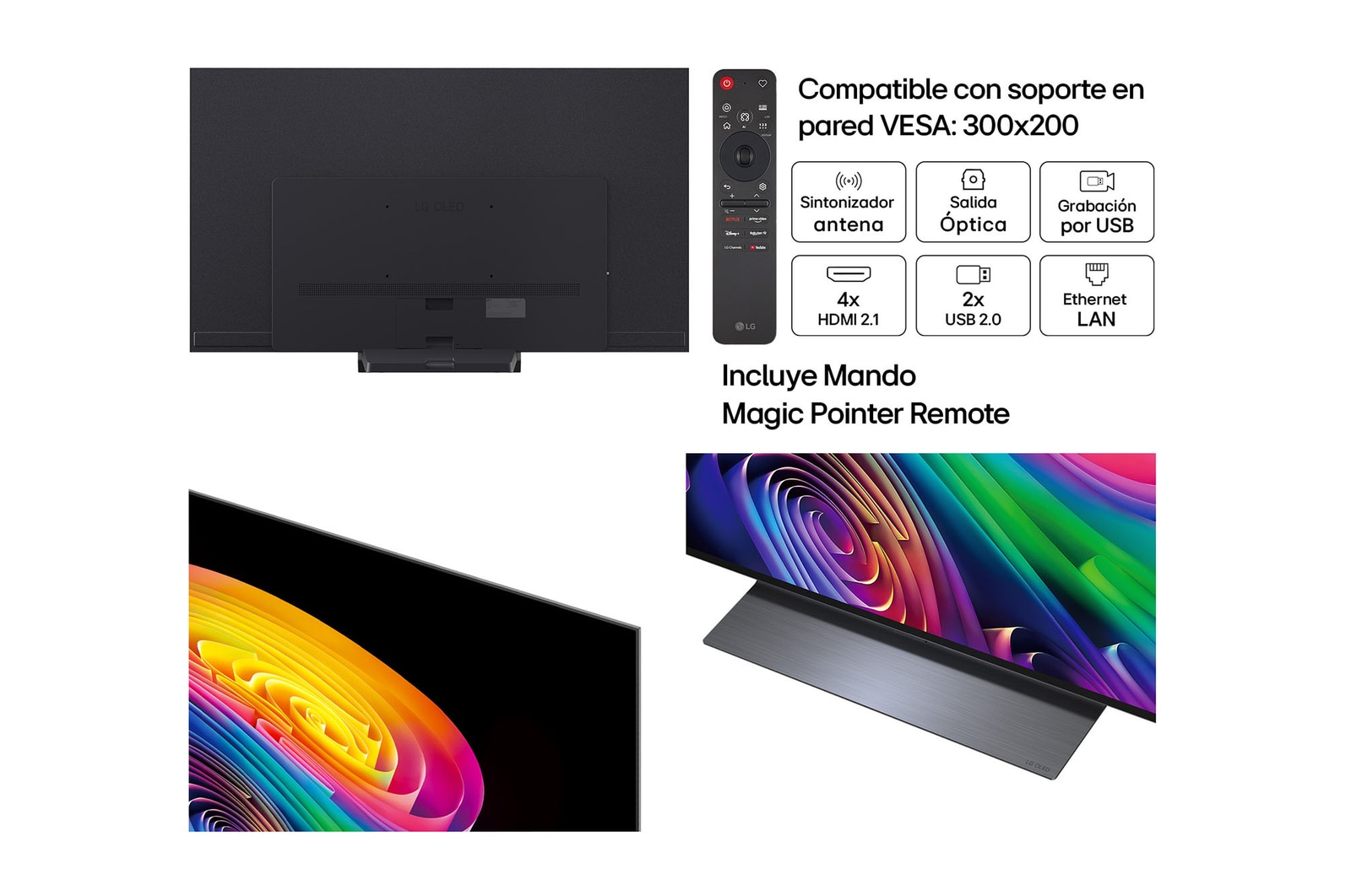 55 Inch LG OLED evo AI C6 4K Smart TV 2026
