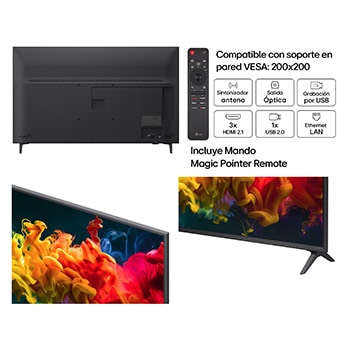 Smart TV LG QNED evo MiniLED AI QNED81 43 pulgadas 4K 2026