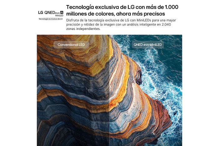 Smart TV LG QNED evo MiniLED AI QNED81 43 pulgadas 4K 2026