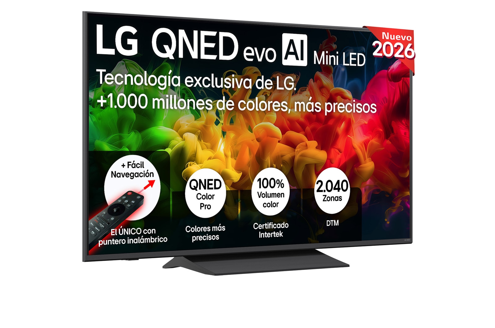 Smart TV LG QNED evo MiniLED AI QNED81 55 pulgadas 4K 2026
