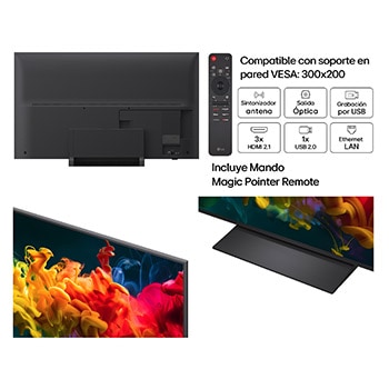 Smart TV LG QNED evo MiniLED AI QNED81 55 pulgadas 4K 2026