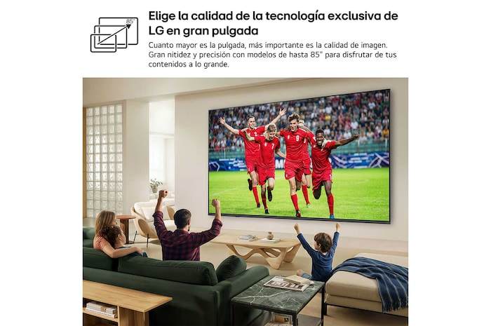 Smart TV LG QNED evo MiniLED AI QNED81 55 pulgadas 4K 2026