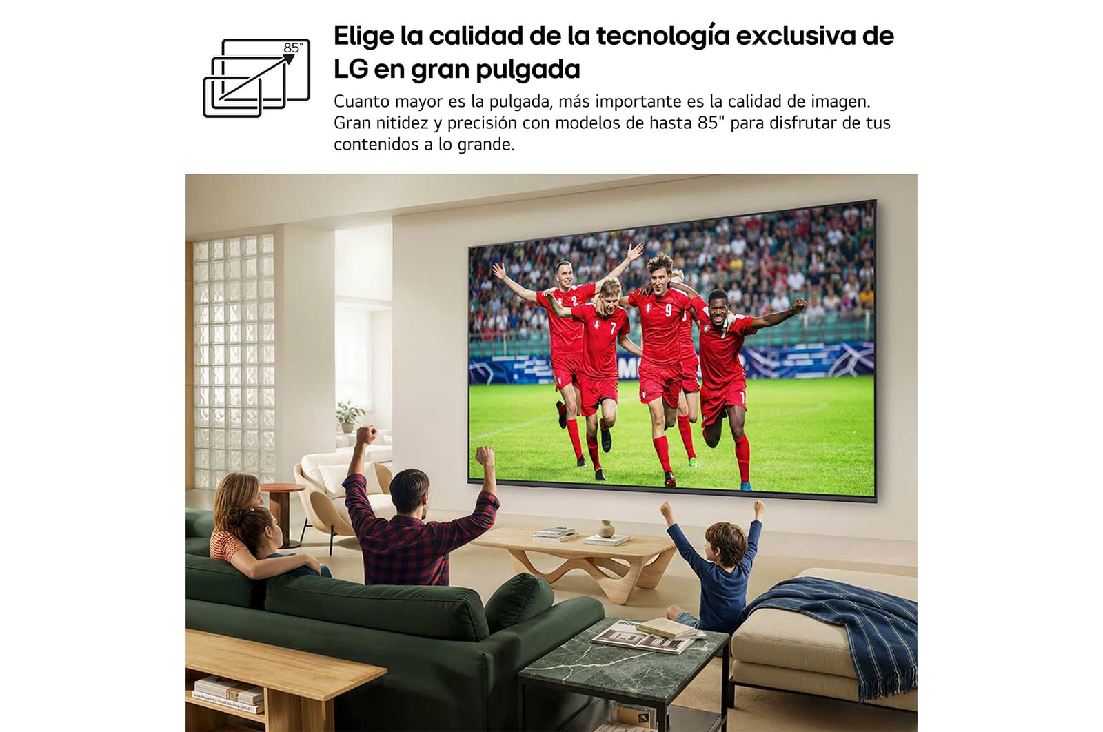 Smart TV LG QNED evo MiniLED AI QNED81 55 pulgadas 4K 2026