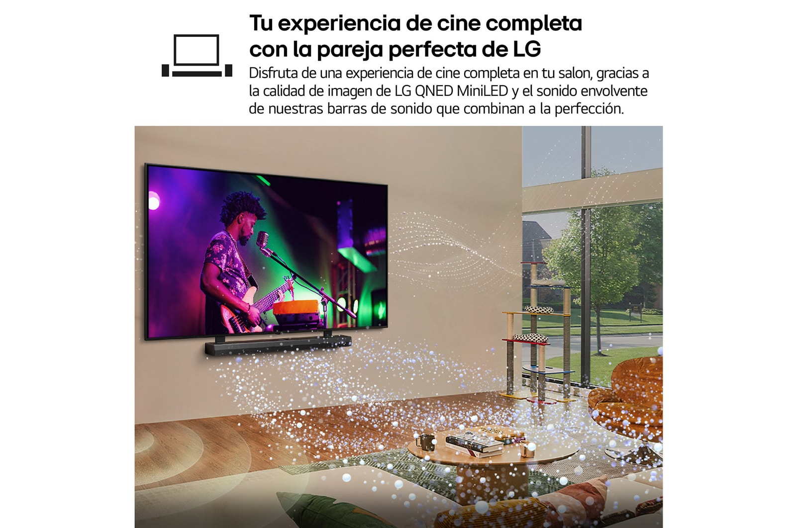 Smart TV LG QNED evo MiniLED AI QNED81 55 pulgadas 4K 2026