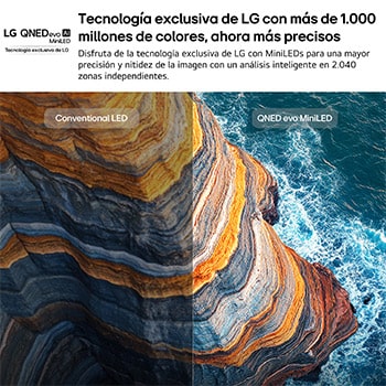 Smart TV LG QNED evo MiniLED AI QNED81 55 pulgadas 4K 2026