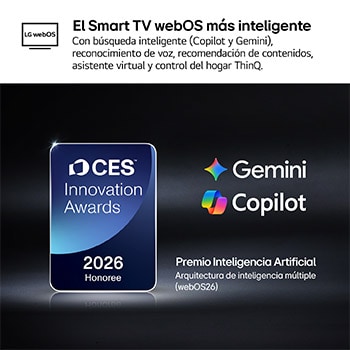 Smart TV LG QNED evo MiniLED AI QNED81 55 pulgadas 4K 2026