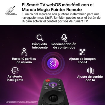 Smart TV LG QNED evo MiniLED AI QNED81 55 pulgadas 4K 2026