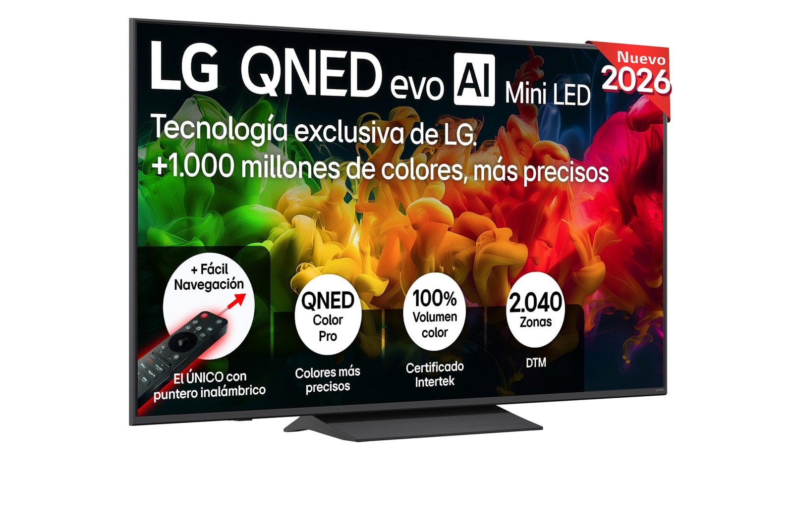 Smart TV LG QNED evo MiniLED AI QNED81 65 pulgadas 4K 2026