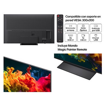 Smart TV LG QNED evo MiniLED AI QNED81 65 pulgadas 4K 2026