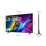 LG 86 pulgadas Smart TV LG QNED80 AI 4K 2024, 86QNED80T6A