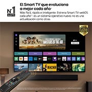 LG 65 pulgadas TV LG QNED 4K serie AI QNED87  con Smart TV WebOS24, 65QNED87T6B