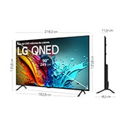 LG 98 pulgadas TV LG QNED 4K serie AI QNED89  con Smart TV WebOS24, 98QNED89T6A