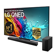 LG Pack TV LG QNED86 55" + Barra de sonido S70TY + Soporte, 55QNED86T6A.ESB