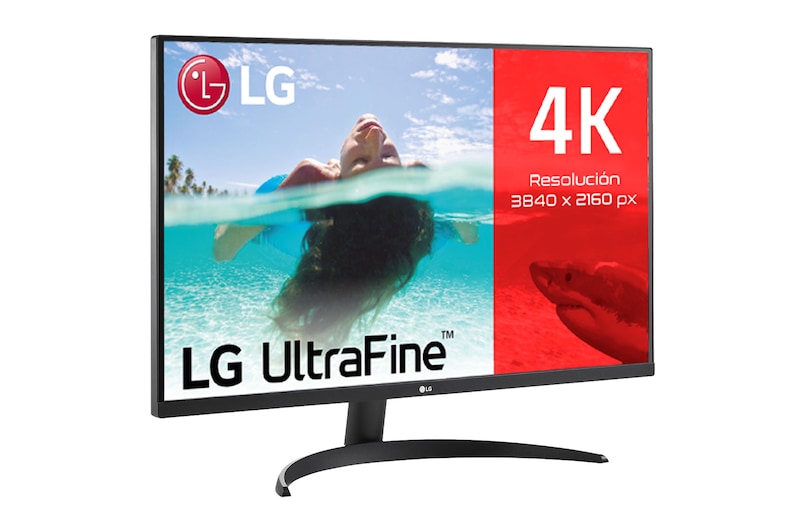 LG Monitor LG UltraFine 32", 4K UHD (3840x2160), AMD FreeSync, HDR10, DCI-P3 90%, altavoces integrados., 32UR500VW-B.EEU