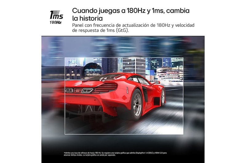 Cuando juegas a 180Hz y 1ms