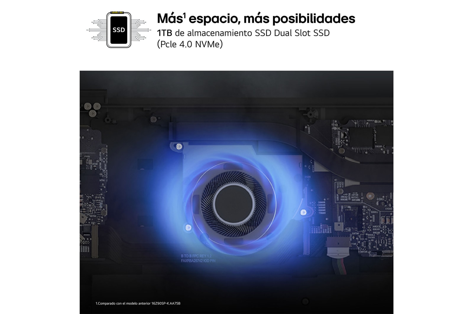 LG gram Pro 16Z90SP Windows 11 Home/ Intel®️ Core™️ Ultra 7/ 32GB/ 512GB SSD/ / 1,2Kg/ 24,5h