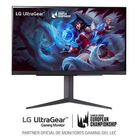 LG Monitor gaming UltraGear™ 4K UHD 144Hz de 27 pulgadas | 1ms (GtG), compatible con G-SYNC®, FreeSync™ Premium, 27GR93W-B.EEU