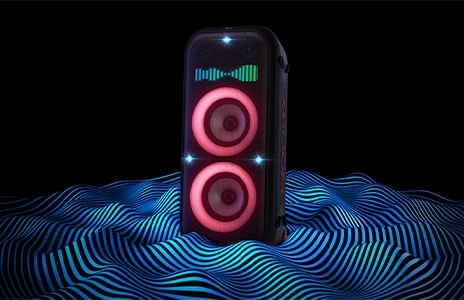 Imagen del XBOOM que muestra los graves