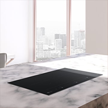 Image d'une plaque à induction installée