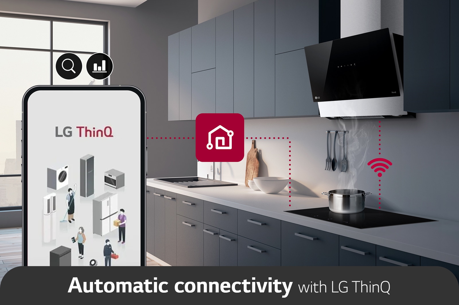 LG CBIZ3035B connectivité automatique