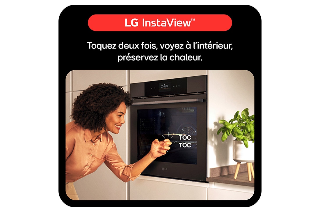 LG Pack | Four encastrable WS7D7652CB + Micro-ondes gril encastrable MGBZ259, LG WS7D7652CB.MGBZ259