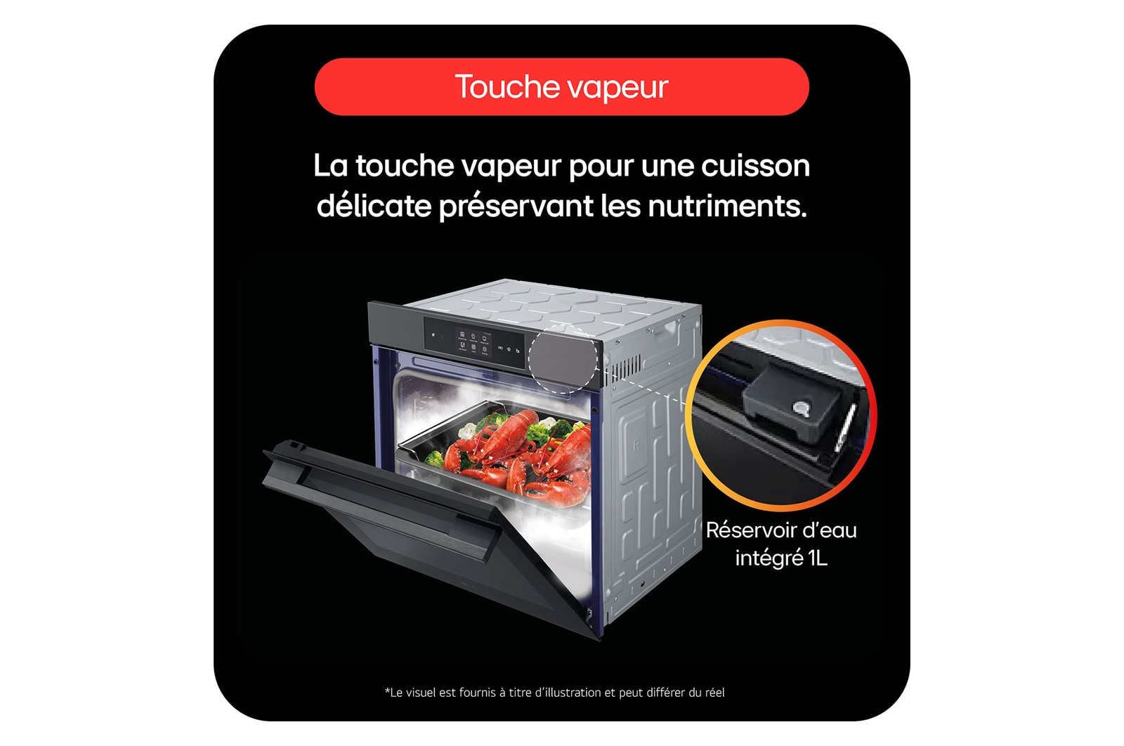 Mode Pizza pour pizzas maison, fraîches ou surgelées, croûte croustillante, cuisson jusqu’à 300℃.