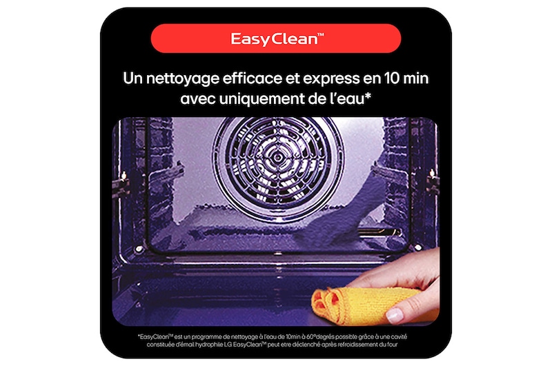 Un nettoyage efficace et express en 10 min seulement