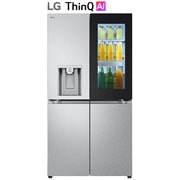 Vue avant de Réfrigérateur Multi-portes | InstaView I 638 L | Door Cooling™ I E LG GMG960MBJE