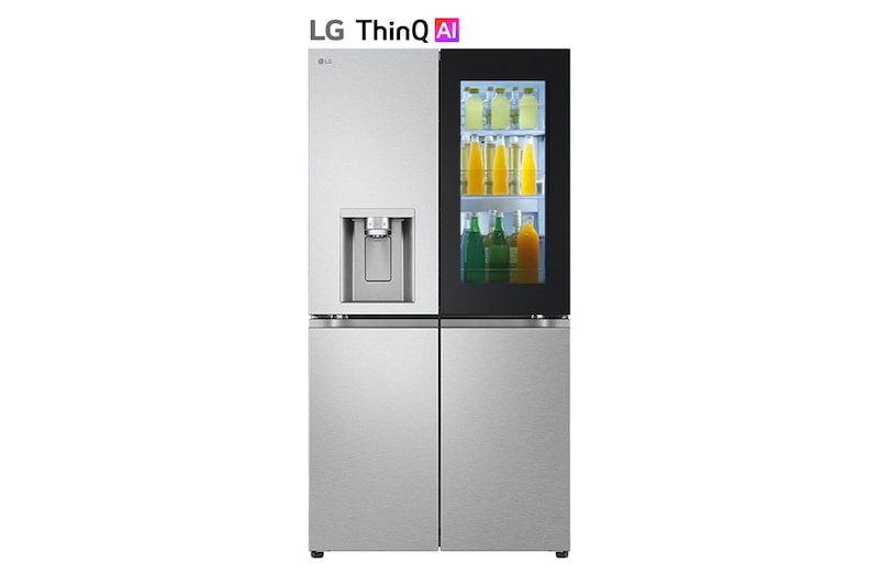 Vue avant de Réfrigérateur Multi-portes | InstaView I 638 L | Door Cooling™ I E LG GMG960MBJE