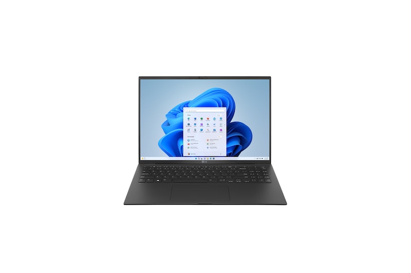 Vue de face avec clavier