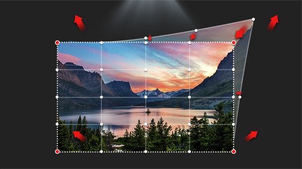 Jusqu'à 25 points de déformation.