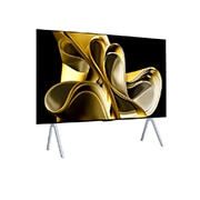 Vue légèrement inclinée vers la gauche du LG OLED M3 vu du dessus