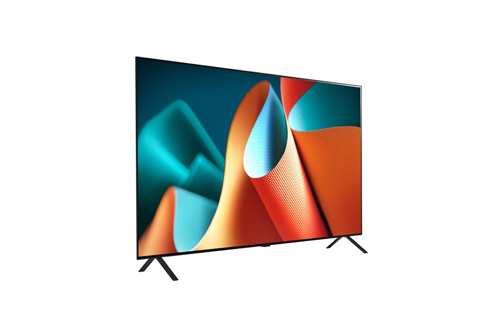 Vue de droite du téléviseur OLED LG, OLED B4E