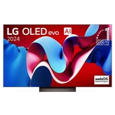 TV LG OLED evo AI C4 | 55 pouces (139 cm)  | 2024 | Smart TV  4K UHD 