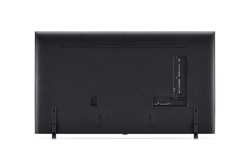 Vue arrière de la TV LG QNED, QNED85