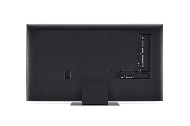 Vue arrière de la TV LG QNED, QNED85