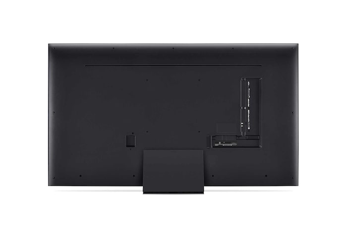 Vue arrière de la TV LG QNED, QNED85