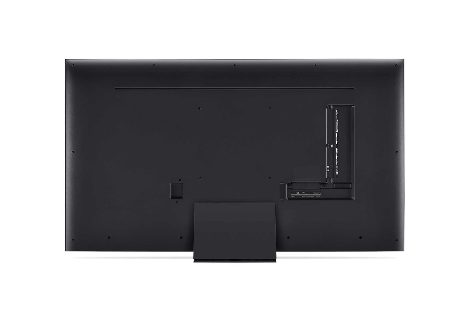 Vue arrière de la TV LG QNED, QNED85