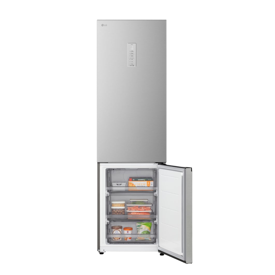 LG bottom freezer (GBBS323CPY) back view showing rear panel