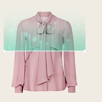 La technologie "AI" de LG détectant le type de tissu